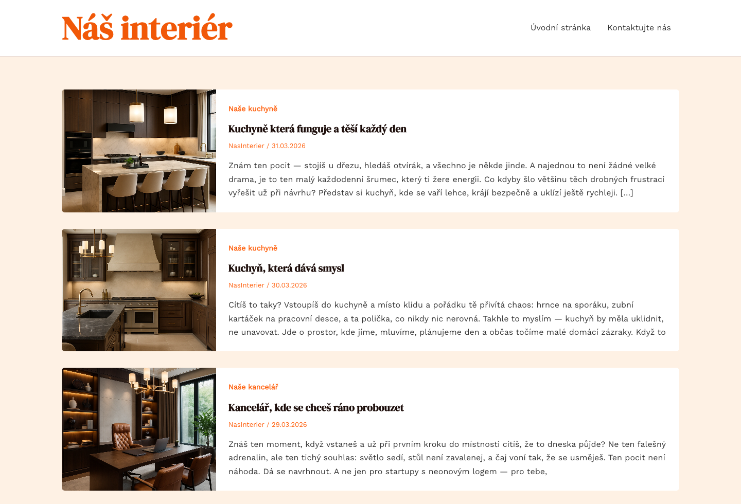 Náš interiér